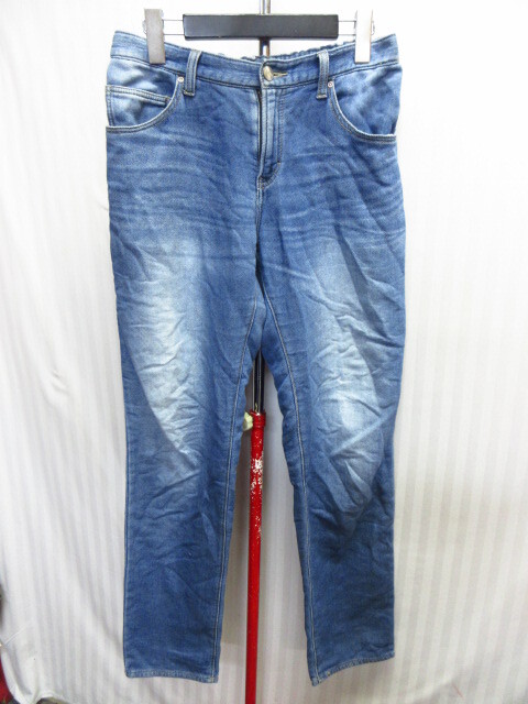 AKM ナノユニバース別注 ジョグジーンズ メンズL イージーパンツ デニムスウェットパンツ スウェットジーンズ イージーデニム 08262拍卖