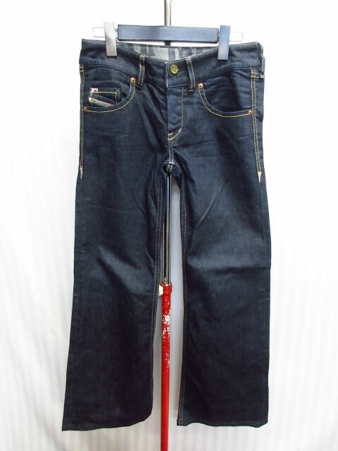 ディーゼル VIXY ストレッチジーンズ W25 ストレッチデニムパンツ ワイドジーンズ ワイドパンツ Gパン ジーパン 08281拍卖