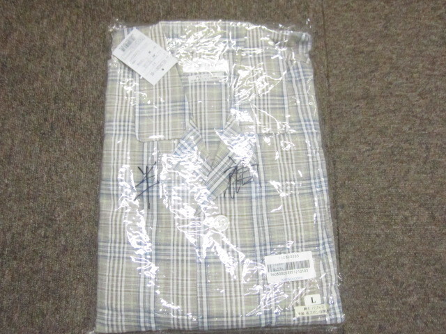 未使用 パジャマ上下セットアップ メンズM 半袖長ズボン 春夏向けパジャマシャツ&パジャマパンツ リラックスウエア ルームウエア07269拍卖