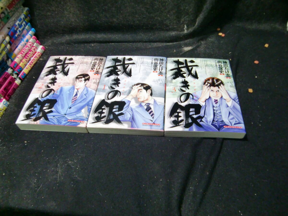 裁きの銀 1~3 巻まで 3冊 向谷 匡史 (原著), 神田 たけ志 (イラスト) 43086 (マンサンコミックス)拍卖