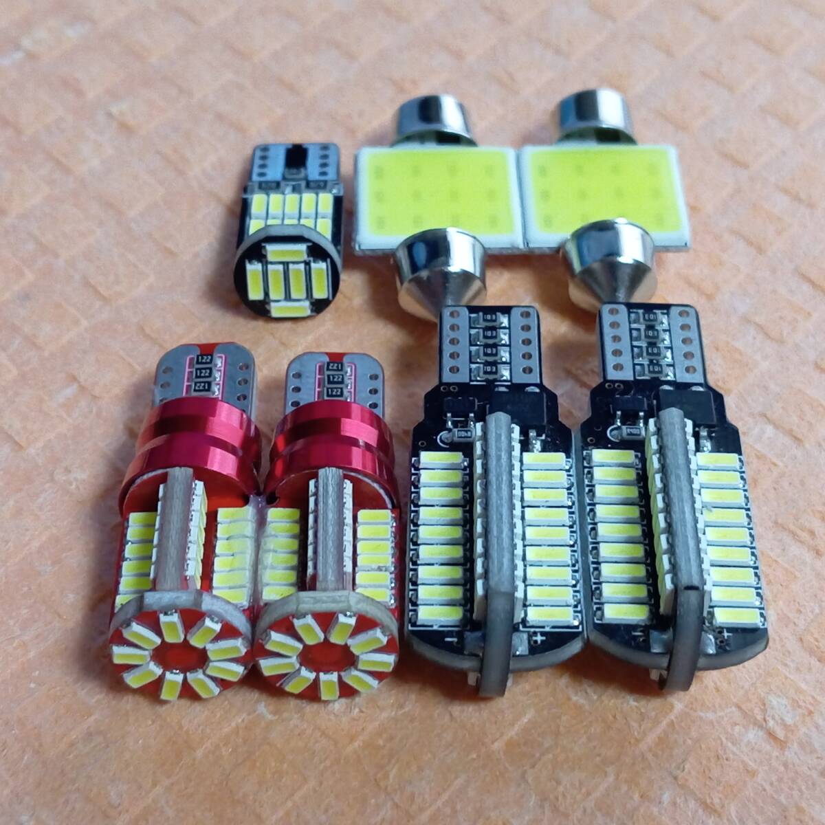 ML21S ルークス ハイウェイスター 超爆光! T10 LED ルームランプ バックランプ ナンバー灯 7個セット ホワイト 日産 /72/57/26/t31拍卖