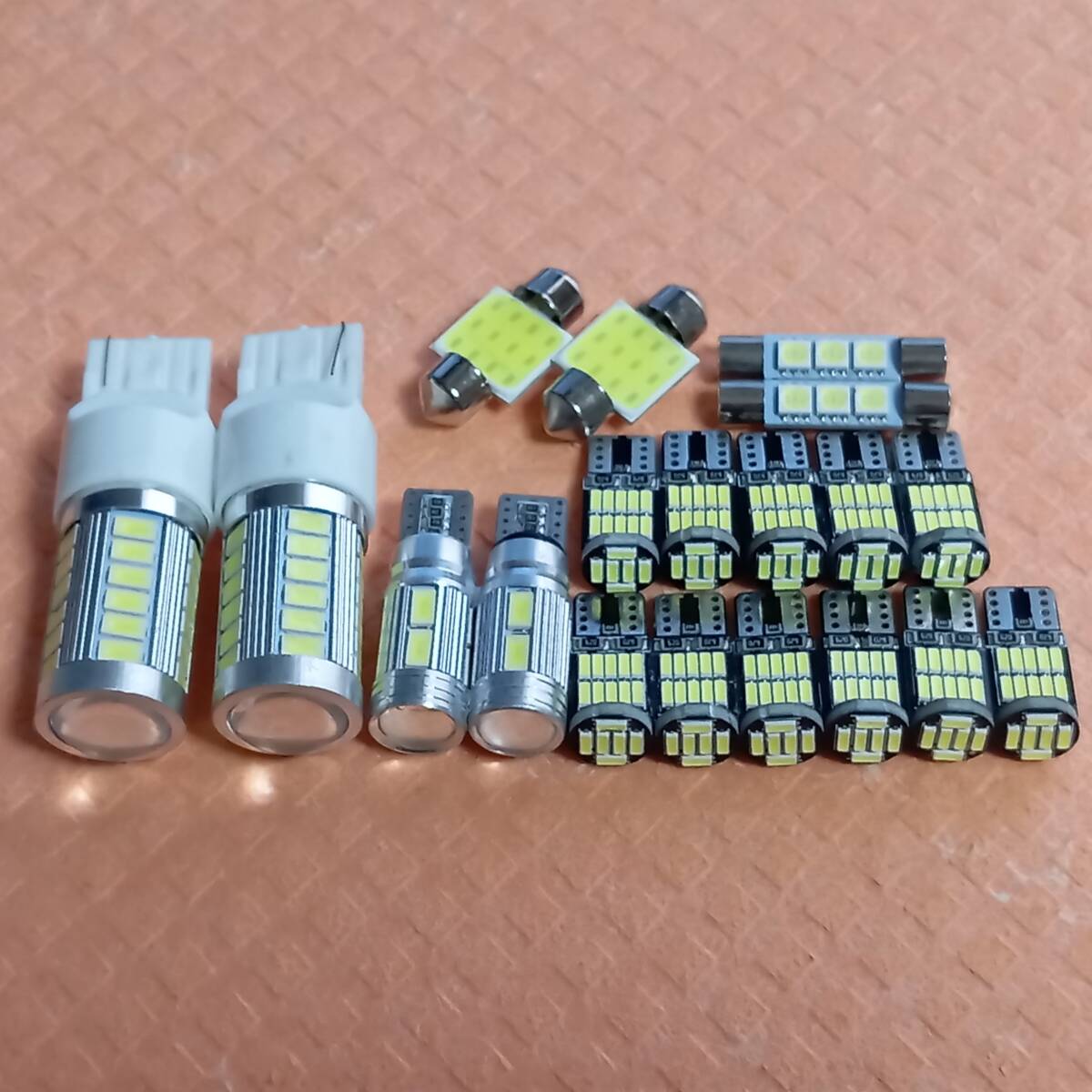 RR1-6 エリシオン プレステージ T10 LED ルームランプ バックランプ ポジション ナンバー灯 19点セット ホワイト ホンダ /33/57/f3/t31/26拍卖