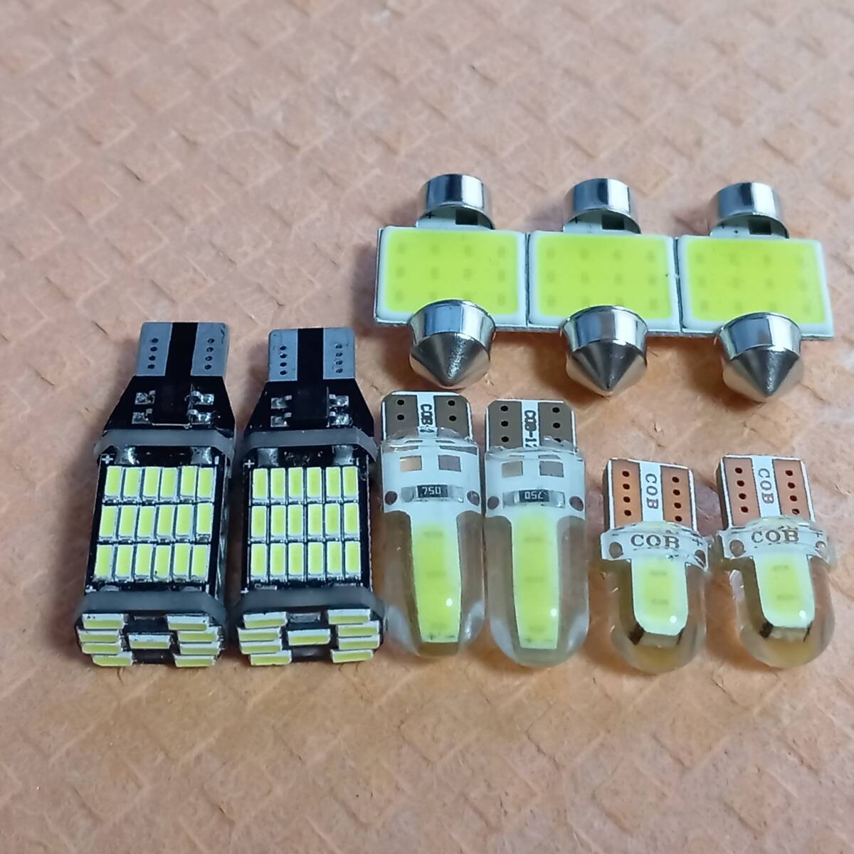 デイズルークス B21A 超爆光!T10 LED ルームランプ バックランプ ポジション球 ナンバー灯 9点セット ホワイト 日産 /45/6/c2/t31拍卖