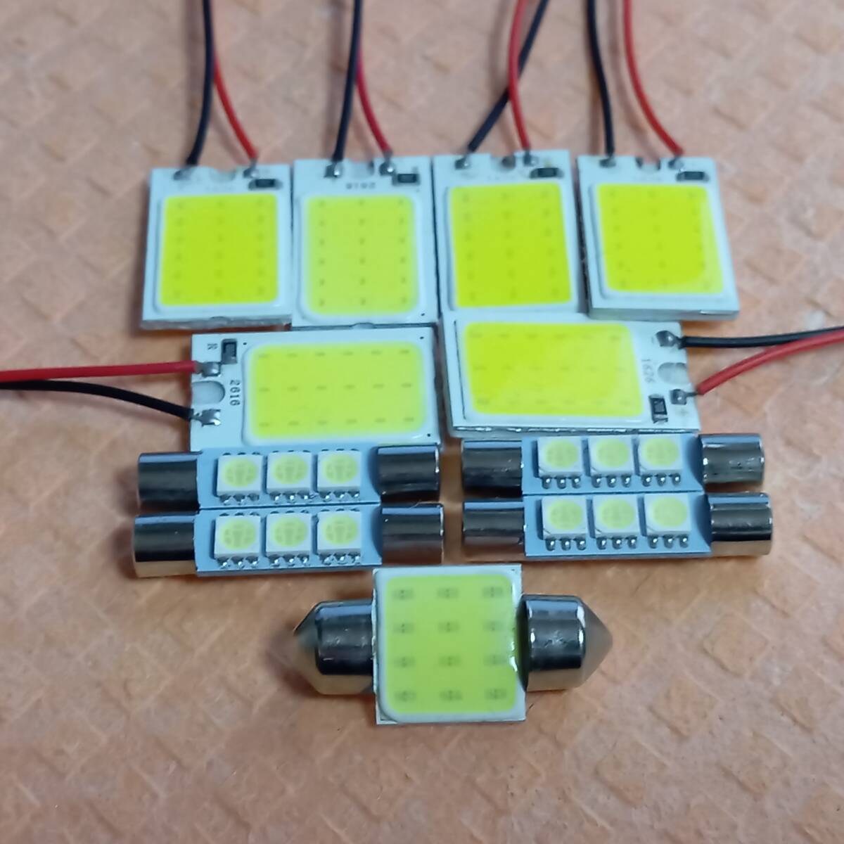 超爆光!ラグレイト RL1 COB 全面発光 ルームランプ 11個セット T10 LED ホワイトホンダ /c18/f3/t31拍卖