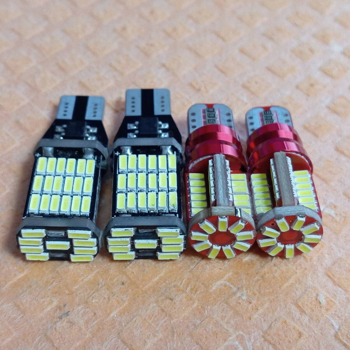 エブリィバン DA64系 DA17V 爆光!バックランプ スモール ポジション球 T10 T16 LED 4点セット ホワイト /45/57拍卖