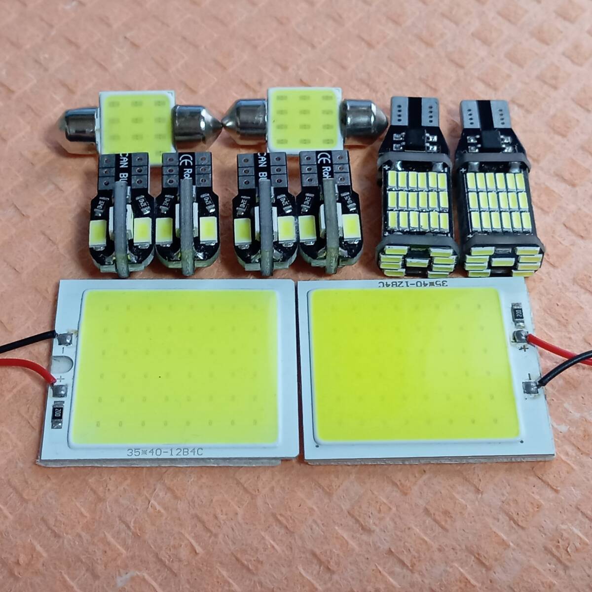 JF1/2 NBOX+カスタム 前期(N-BOX) 超爆光!T10 LED ルームランプ ポジション ナンバー灯 バックランプ10個セット ホンダ/c48/45/8/t31拍卖