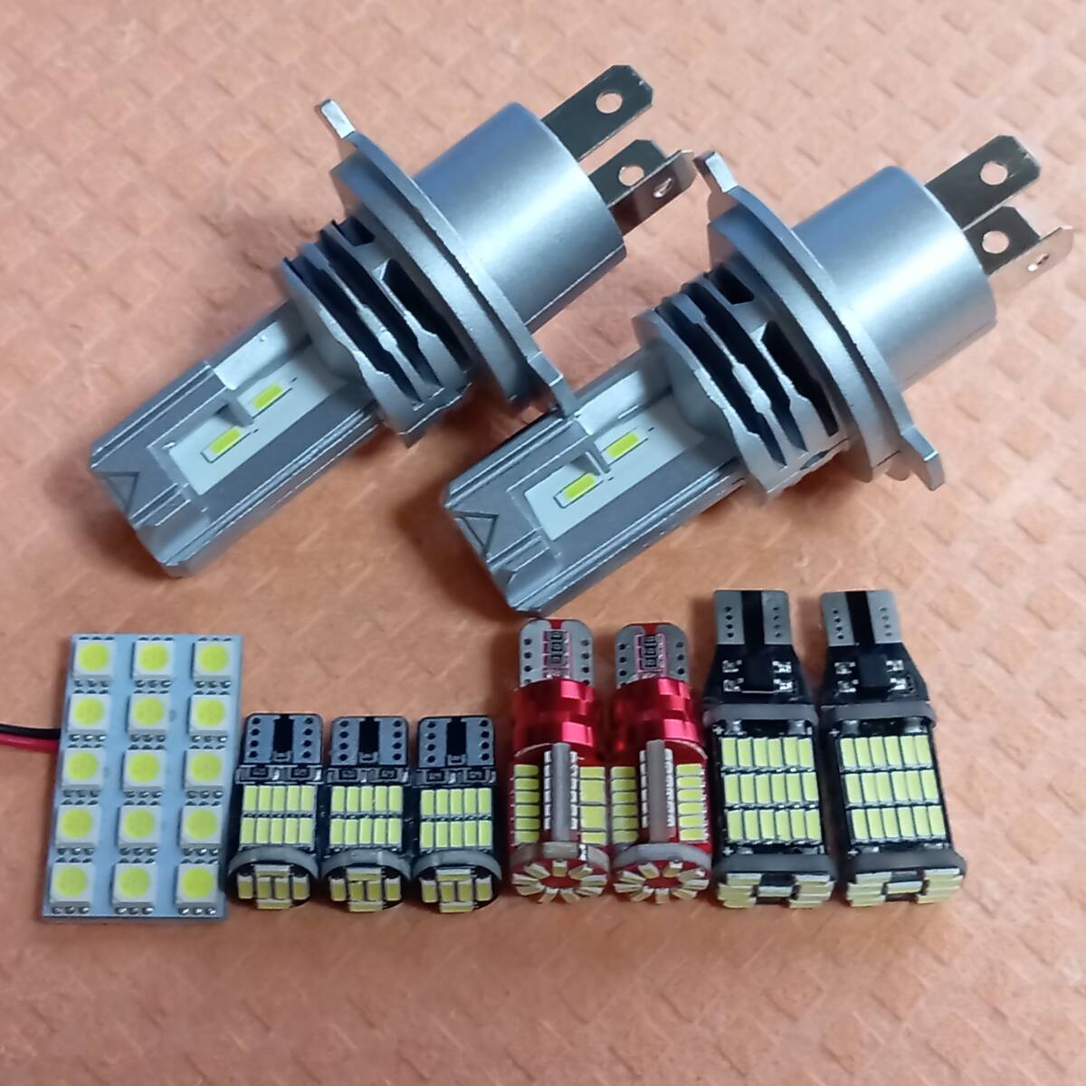 超豪華セット!エブリィワゴン DA64系 DA17W ヘッドライト ルームランプ バックランプ スモール 10個セット スズキ /h4/45/57/26/t31/s15拍卖