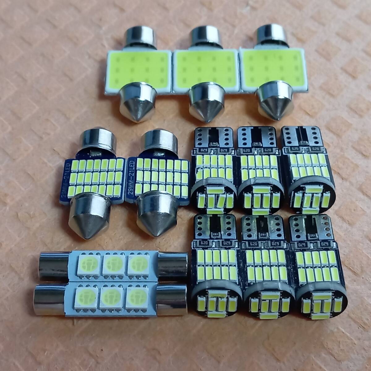 超爆光!CV1W 新型 デリカ D:5 T10 LED ルームランプ 13点セット ホワイト ミツビシ /26/t31/t28/f3拍卖