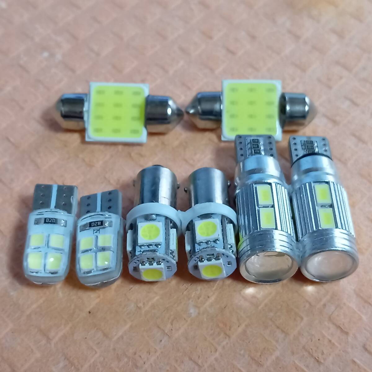 180/185系 ハイラックスサーフ 超爆光! T10 LED ルームランプ ポジション球 ナンバー灯 8個セット ホワイト トヨタ /10/c8/b9/t31/拍卖