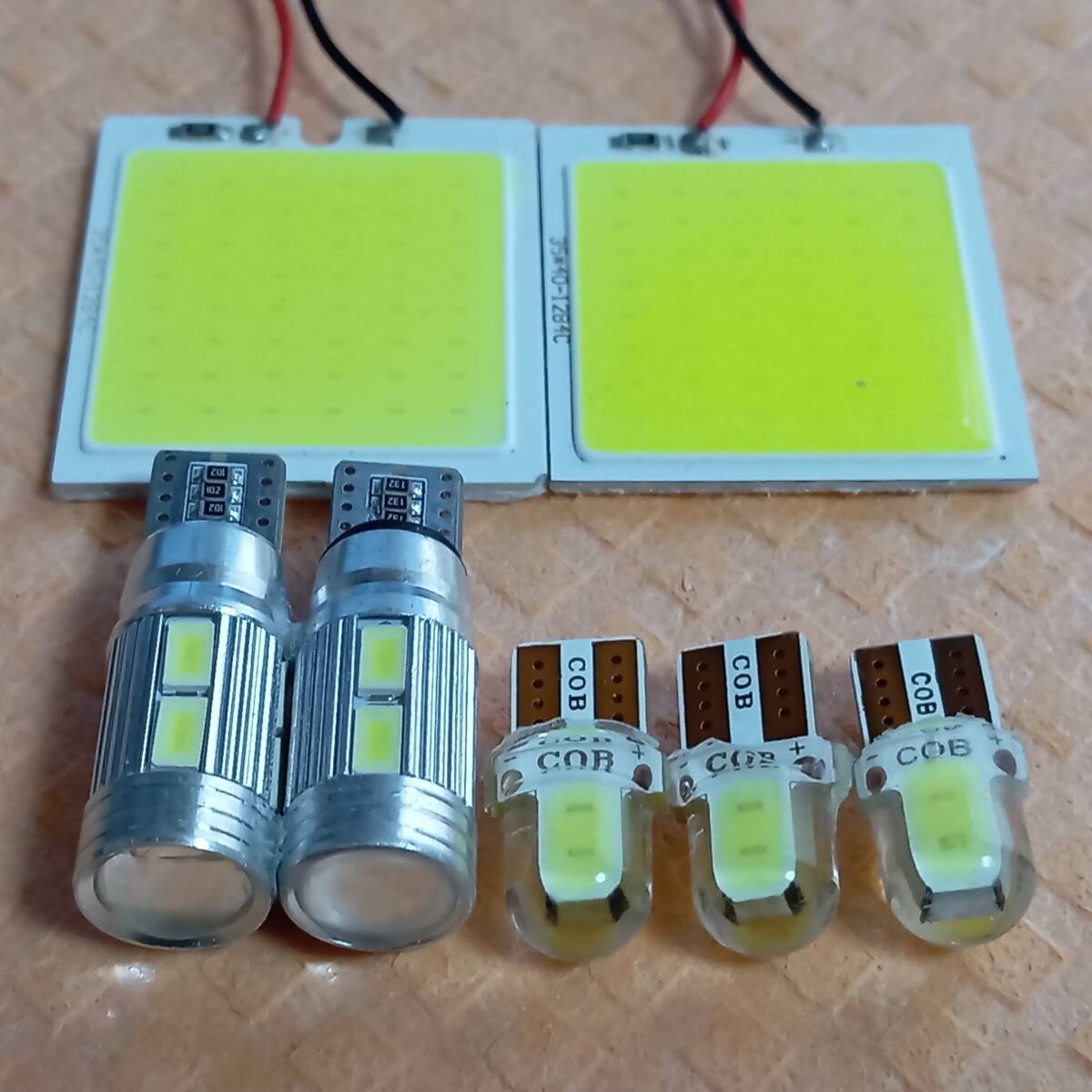 爆光! ルークス ML21S T10 LED COBパネル ルームランプ ポジション ナンバー灯 バックランプ 7個セット ホワイト 日産 /c2/10/c48拍卖