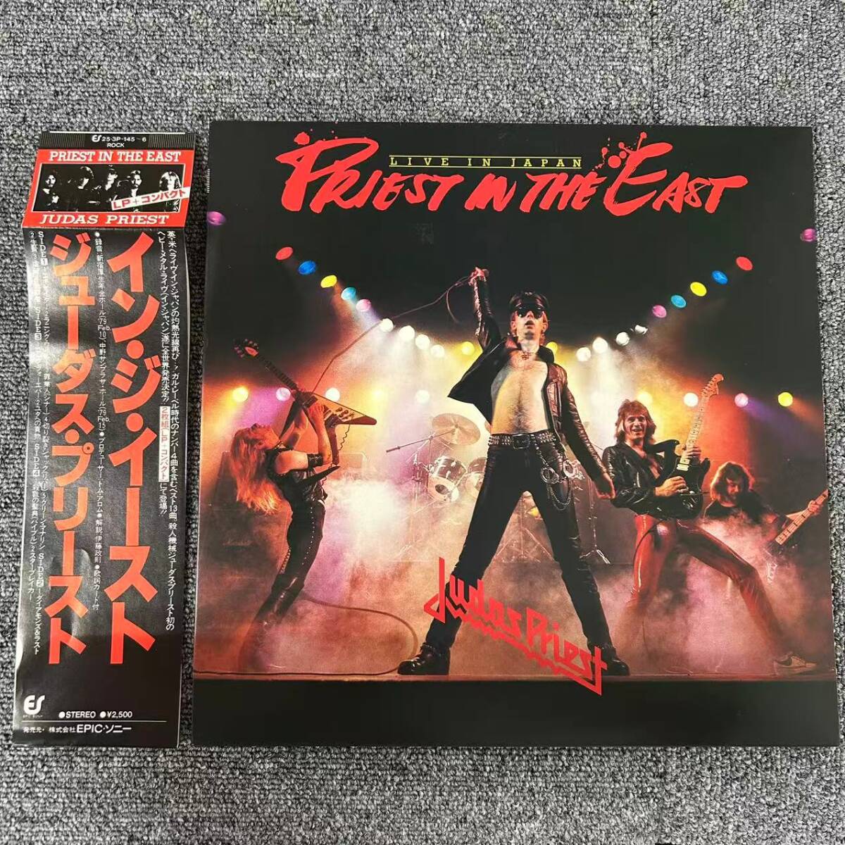 ★・美盤帯付破損/LP/ジューダス・プリースト/イン・ジ・イースト/7inch付 25.3P-145/6 JUDAS PRIEST IN THE EAST LIVE IN JAPAN/DNQ081929拍卖