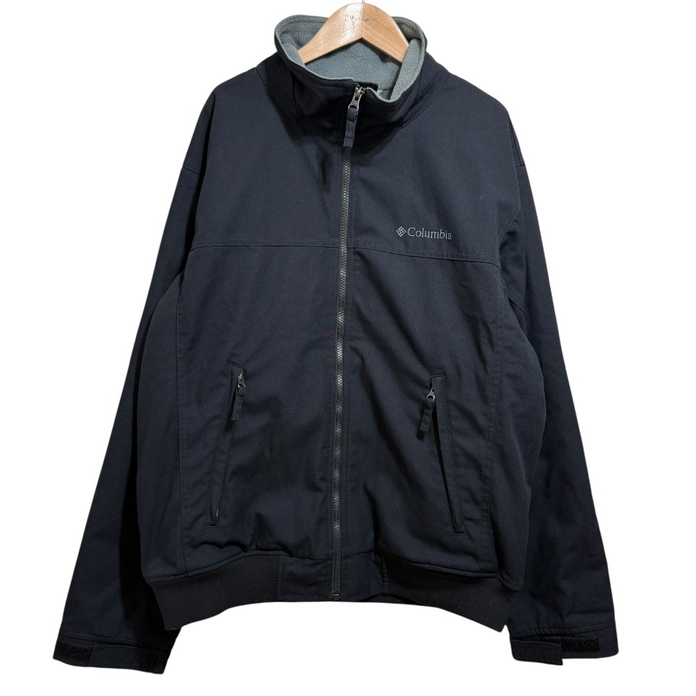 美品 Columbia コロンビア ロマビスタスタンドネックジャケット ジップアップ ブルゾン PM3754 XL ブラック拍卖