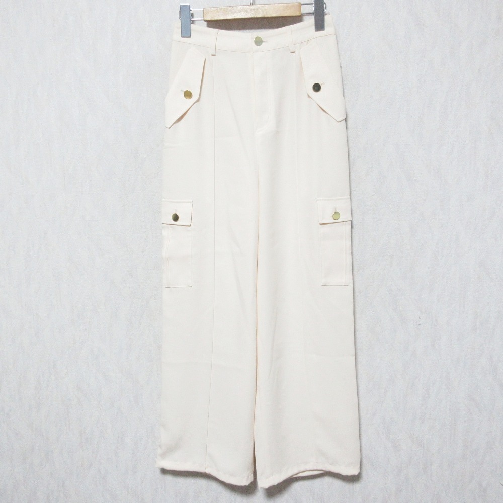 未使用 24SS Diagram ダイアグラム グレースコンチネンタル バックサテンカーゴパンツ 0324211121 サイズ36 キナリ拍卖