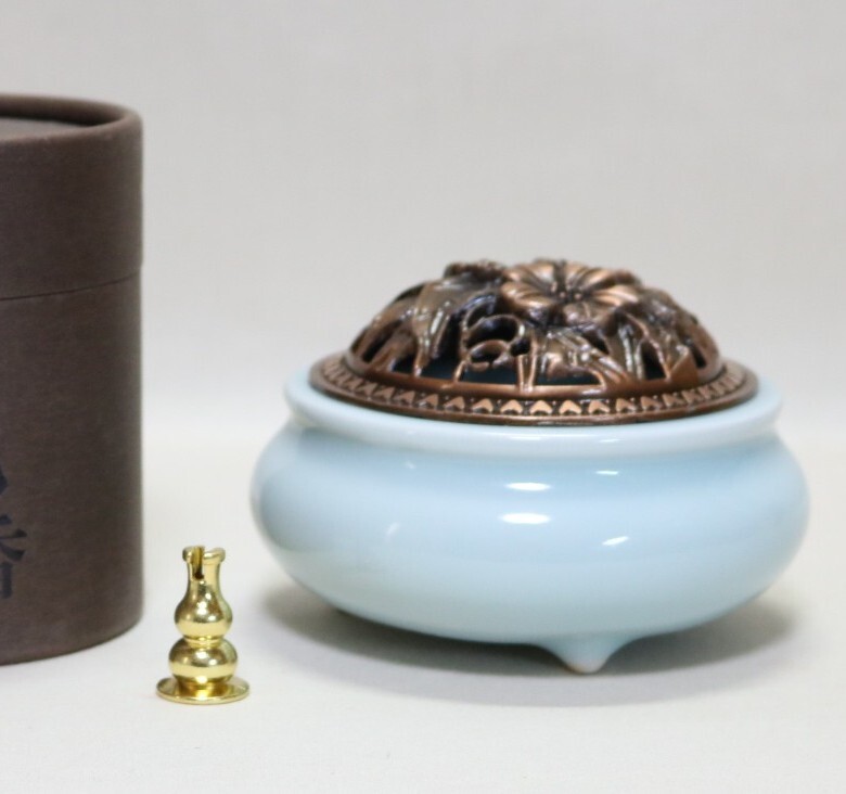 香炉 富貴花開薫炉と唐土香のセット    BC133拍卖