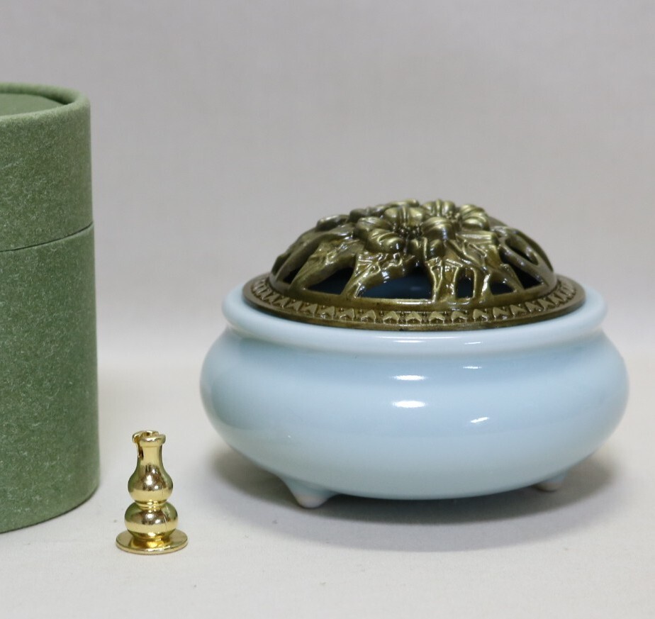 香炉 富貴花開薫炉と唐土香のセット    BC135拍卖