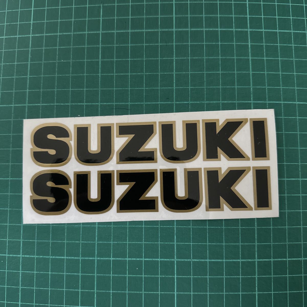 SUZUKI ステッカー ゴールド×ブラック拍卖