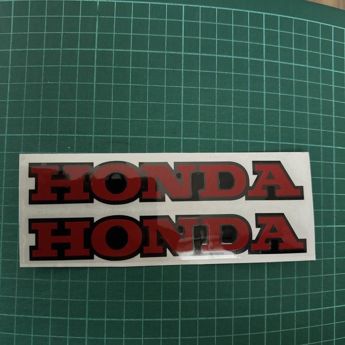HONDAステッカー ブラック×レッド拍卖