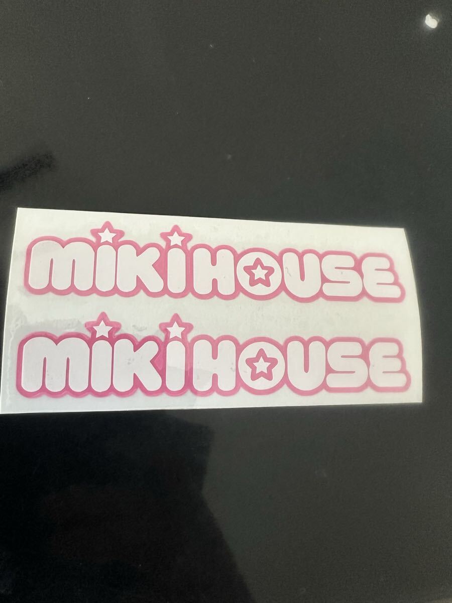 ミキハウス ピンク×ホワイト拍卖