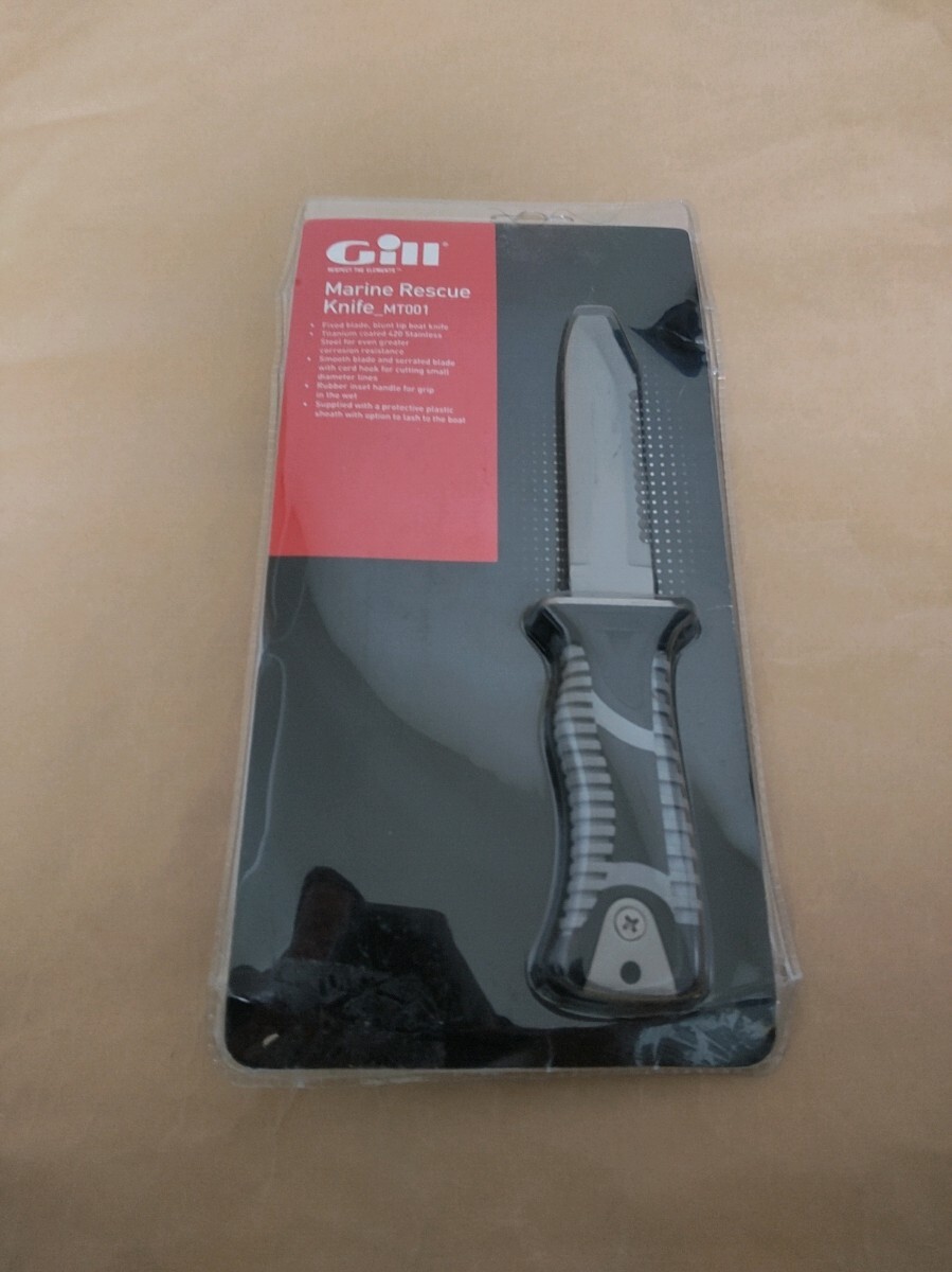 Gill Marine Rescue Knife MT001 アウトドア 釣りダイビングナイフ 新品未使用拍卖
