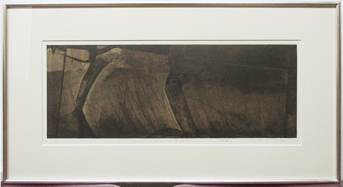 林孝彦 『Typhoon-Indelicacy marks-1』銅版画 ed.13/15. 鉛筆サイン 額、箱、黄袋付き拍卖