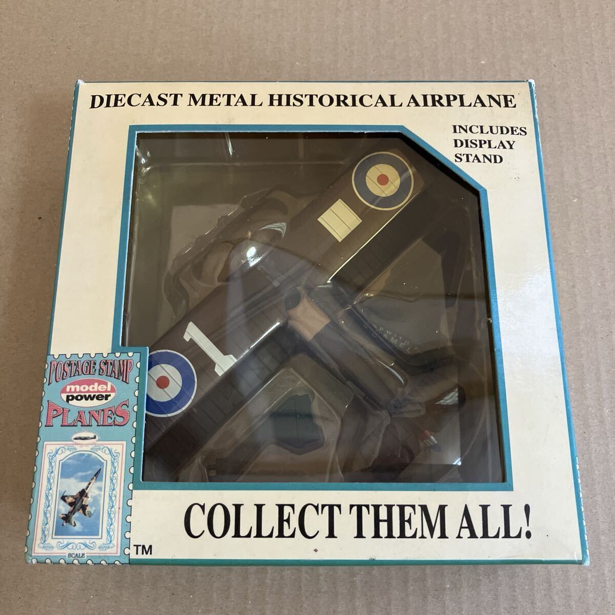 ■model power 1/100 POSTAGE STAMP PLANES ソッピーズ キャメル【中古品】■SOPWITH CAMEL拍卖