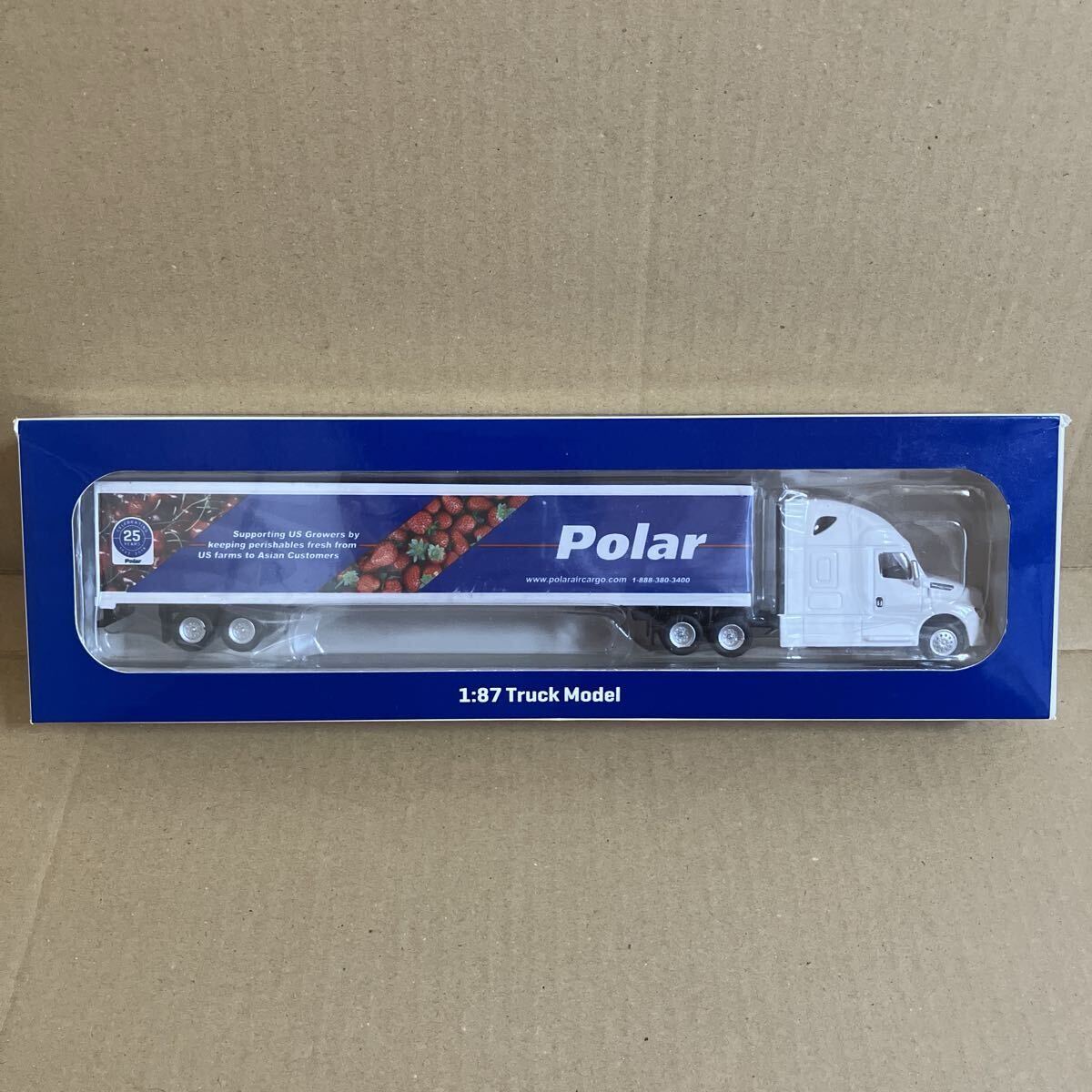 ■Polarエアカーゴ公式モデル 1/87 ポーラーエアカーゴ トレーラー模型【中古品】■拍卖