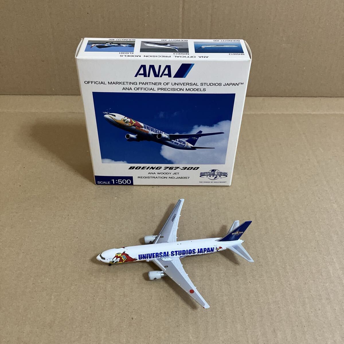 ■全日空商事 1/500 ANA B767-300 『ANA WOODY JET』JA8357 NH50010【中古品】■拍卖