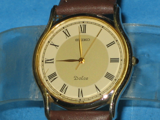 ◆セイコー DOLCE(ドルチェ) 3針クォーツ メンズ腕時計 動作品◆ 拍卖