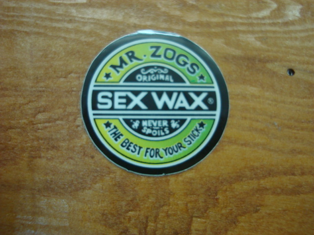 新品 SEX WAX CIRCLE STICKERS(セックスワックスサークルステッカー) 2.5cm イエローグラデーション拍卖
