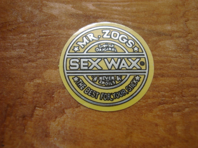 新品 SEX WAX CIRCLE STICKERS(セックスワックスサークルステッカー) 2.5cm イエローメタリック拍卖