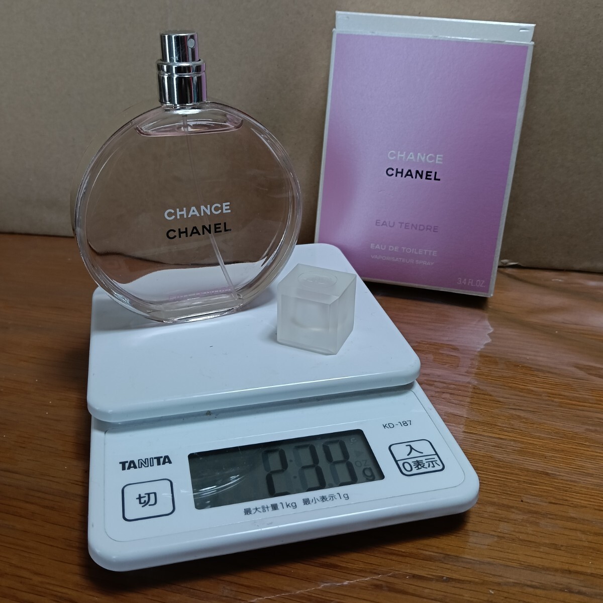 状態◎【ほぼ満タン】236g(^^ゞ 100ml トワレ「CHANCE EAU TENDRE:チャンス オータンドゥル」EDT-SP(スプレー)_/_/交渉OK、匿名OK!_/_/拍卖