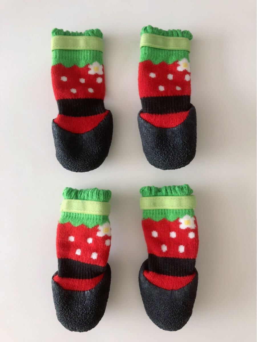 ドッグシューズ 靴下 ペットパラダイス クリエイティブヨーコ 犬用 お散歩 外靴 滑り止め ゴム加工 アスファルト 肉球保護 避難拍卖