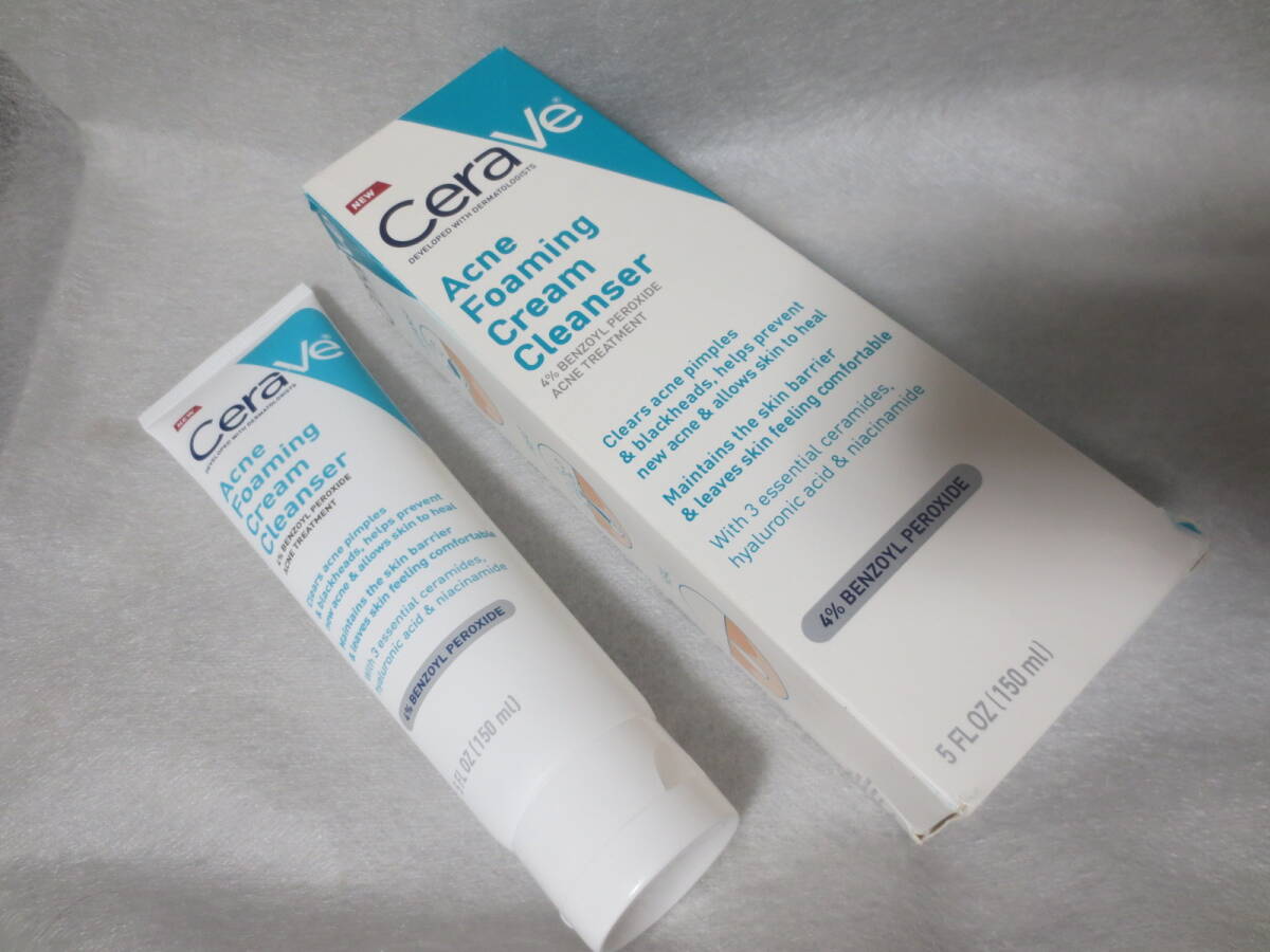新品 セラヴィ アクネ フォーミング クリーム クレンザー Cerave Acne Foaming Cream Cleanser 150ml にきび 洗顔クリーム 洗顔料 拍卖