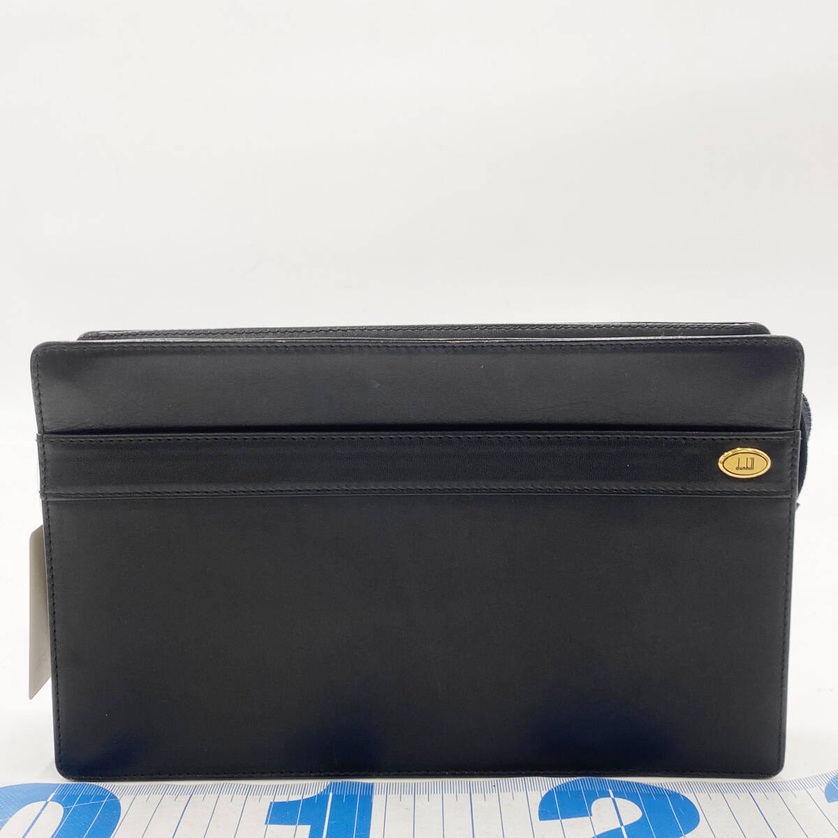 美品のほう★アルフレッド・ダンヒルdunhill セカンドバッグ(クラッチ) レザー ブラック拍卖