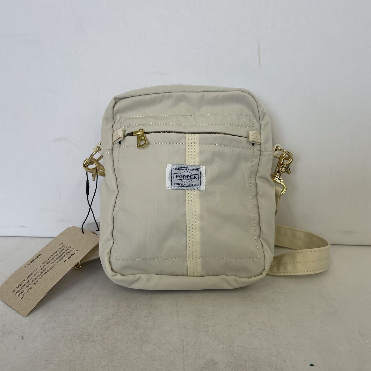 【PORTER】ポーター マイル ショルダーバッグ 754-15116 MILE 吉田カバン 日本製 クリーム 32拍卖