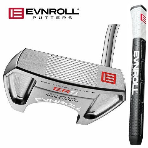 新品 EVNROLL ER5 ハッチバック パター 34インチ イーブンロールパター ER5 Hatchback グリップ:ツアータック ブラックホワイト拍卖