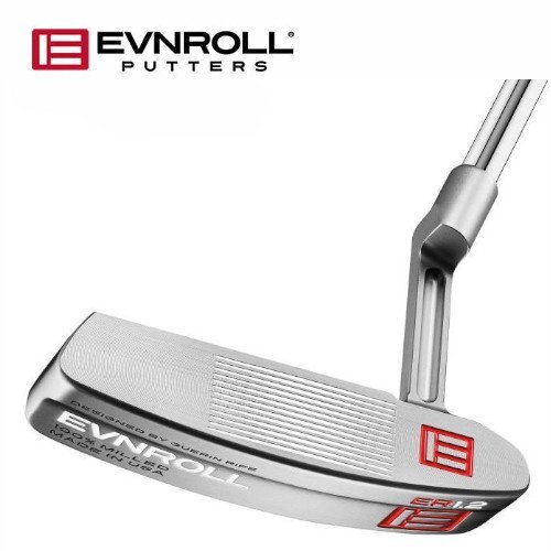 新品 イーブンロール EVNROLL ER1.2 ツアーブレード 34インチ クランクネック パター TourBlade グリップ:ツアータック レッド拍卖