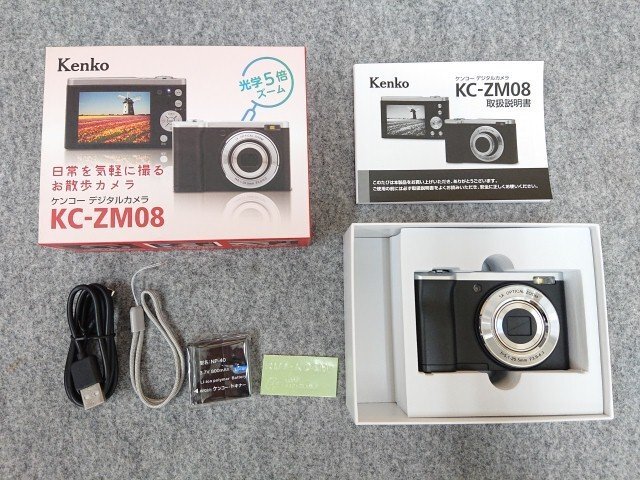 未使用品 Kenko デジタルカメラ KC-ZM08 ケンコー拍卖