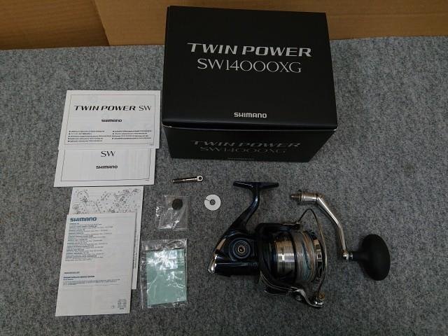 @【中古】 シマノ 21 ツインパワーSW 14000XG スピニングリール TWIN POWER SW拍卖
