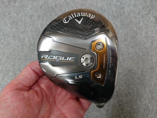 キャロウェイ ツアー支給品 TCVシリアル ROGUE ST LS FW ローグST フェアウェイウッド 3+W 13.5° ヘッドのみ 接着タイプ 日本 未使用品拍卖