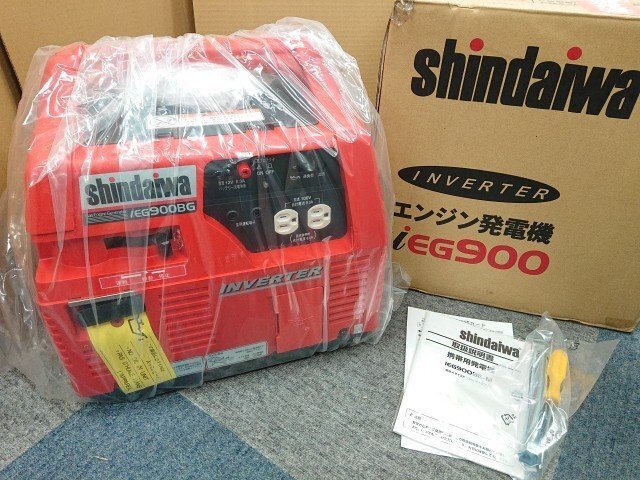 @【未使用品】 新ダイワ IEG900BG-M インバータ発電機 カセットボンベ式 発電機 shindaiwa拍卖