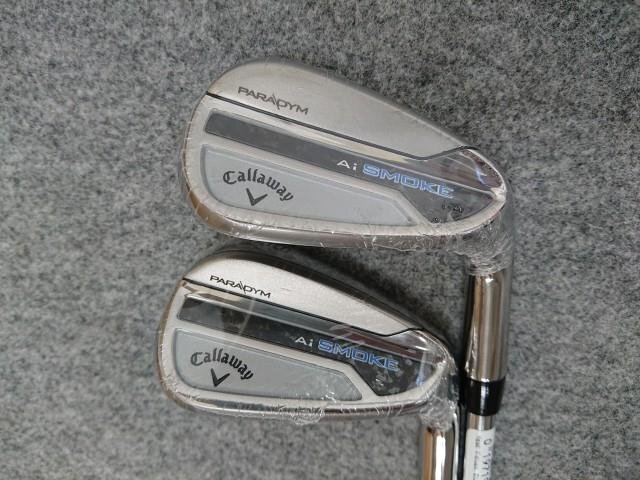 キャロウェイ 2024 PARADYM Ai SMOKE パラダイムAiスモーク GW&SW 2本 単品アイアン・ウェッジ N.S.PRO 950GH neo (S) 日本仕様 未使用品拍卖