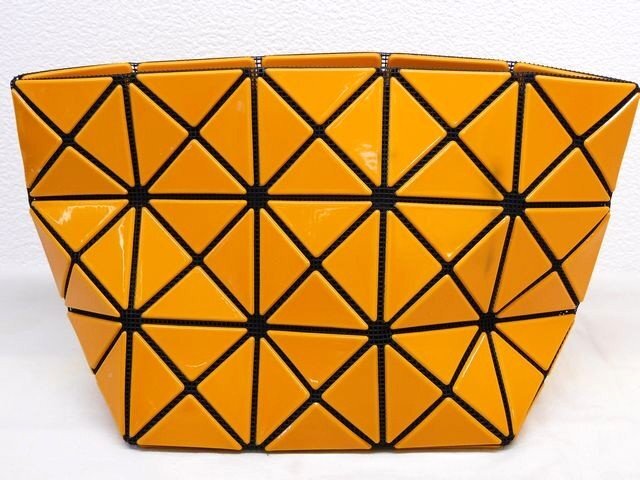 BAO BAO ISSEY MIYAKE(バオバオ イッセイミヤケ)■ ポーチ オレンジ系 BB73-AG505 小物入れ レディース □7H拍卖