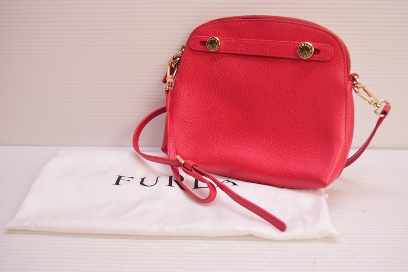 MIN【中古】フルラ FURLA パイパー ショルダーバッグ レザー ミニバッグ ピンク系〈180-250731-SS-15-ICH〉拍卖