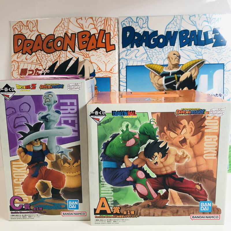 ICH【未使用品】一番くじ ドラゴンボール DRAGON HISTORY A賞孫悟空VSマジュニア C賞孫悟空VSフリーザ 他H賞〈050-250819-AA-01-ICH〉拍卖