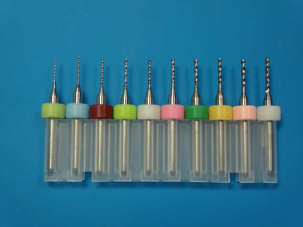 ●PCB用超硬ドリル 10本セット(0.6~1.5mm)【送料140円~】022拍卖