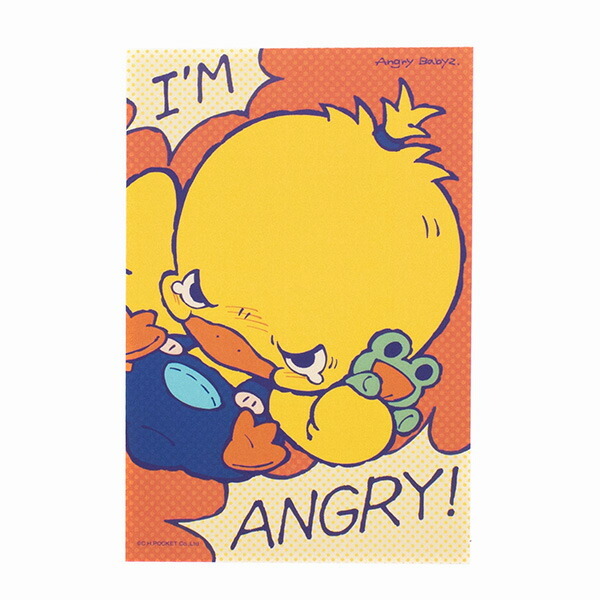 AngryBabyz アングリーベイビーズ 大泣きミック ポストカード 文具 アンベビ拍卖