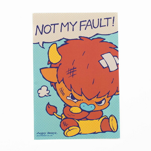 AngryBabyz アングリーベイビーズ 大泣きバフ ポストカード 文具 アンベビ拍卖