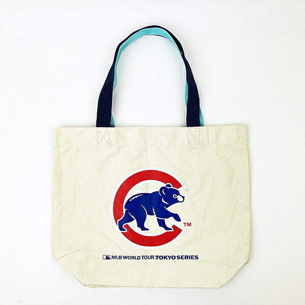 MLB(メジャーリーグ) 東京シリーズ ドジャース×カブス トートバッグ アイボリー拍卖