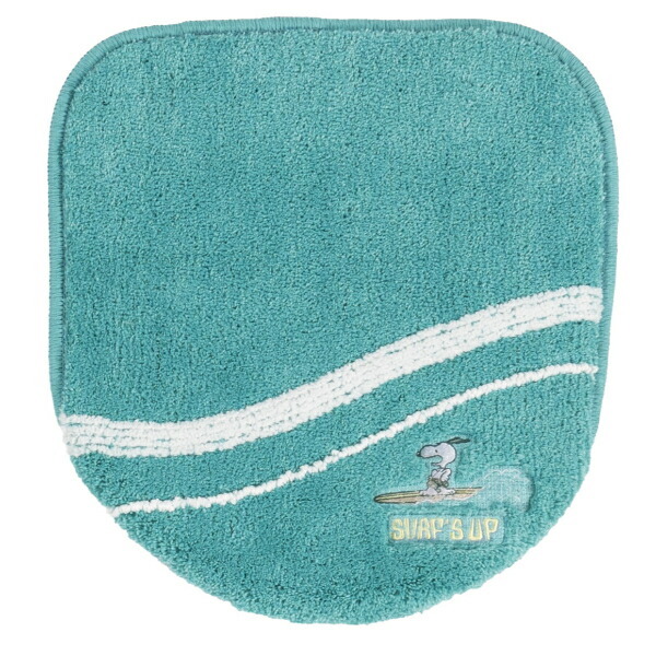 スヌーピー トイレ兼用フタカバー サーフ ターコイズブルー トイレ用品 SNOOPY拍卖